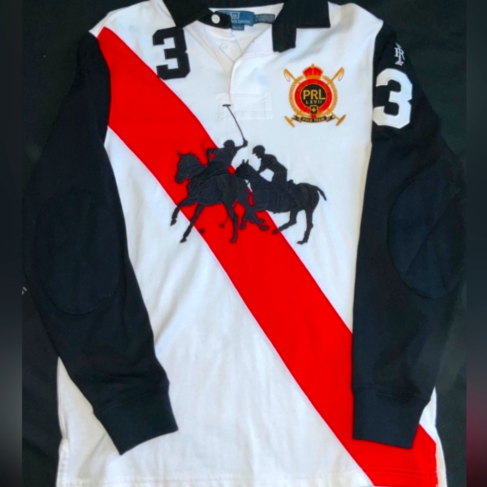 Vintage Ralph Lauren Rugby polo (Winter Challenge Cup (Large)